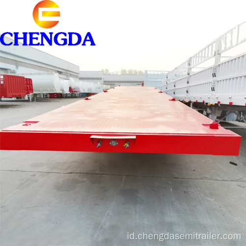 Flatbed Container Semi Trailer